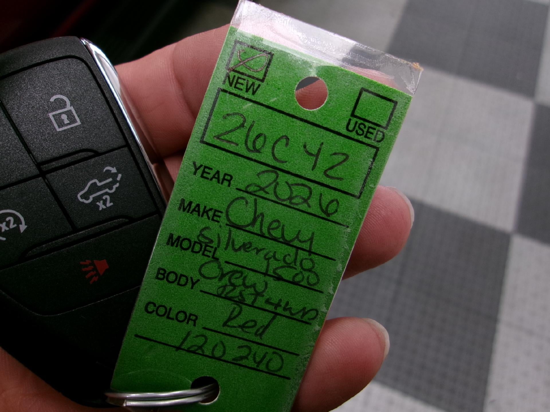 2026 Chevrolet Silverado 1500 Crew Cab Short Box 4-Wheel Drive RST