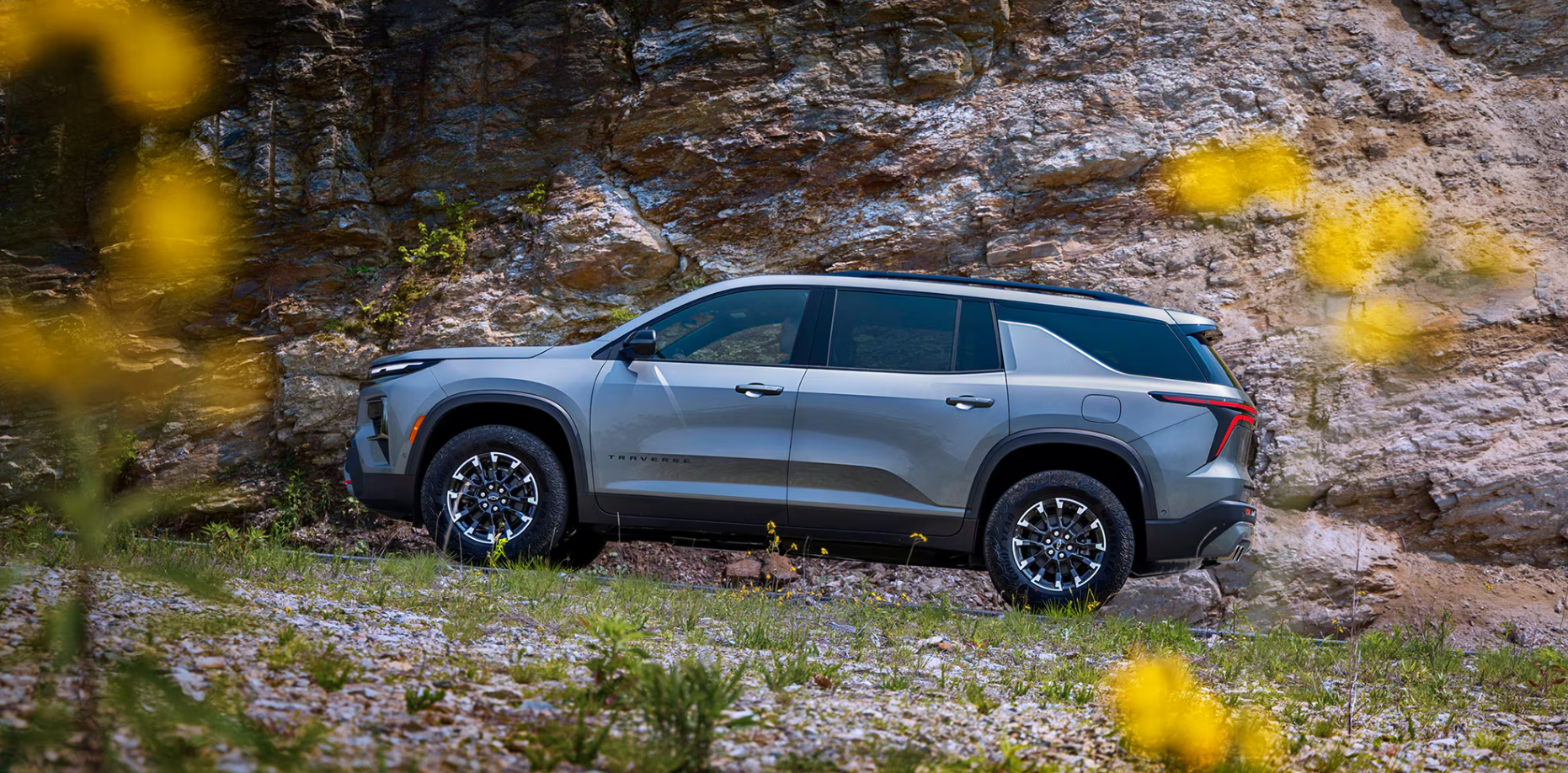 2026 Chevrolet Traverse Z71 off-road trim in an outdoor adventure setting